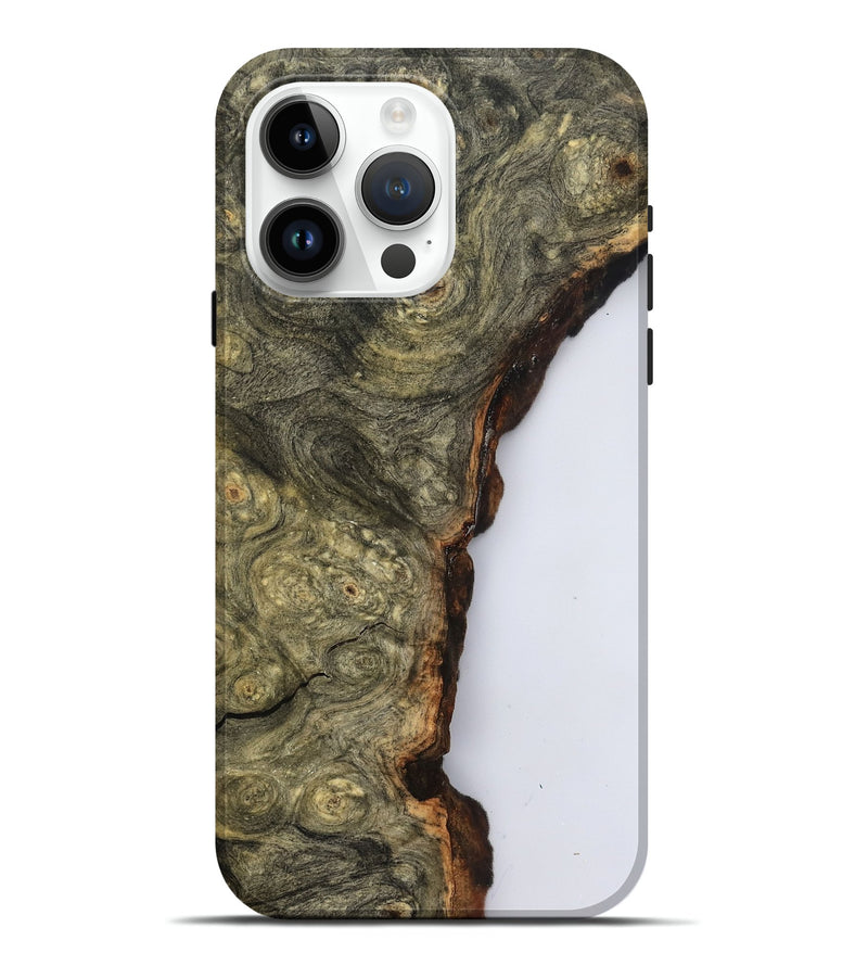iPhone 15 Pro Max Wood Live Edge Phone Case - Ryann (Clear, 799716)