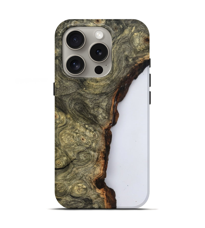 iPhone 16 Pro Wood Live Edge Phone Case - Ryann (Clear, 799716)