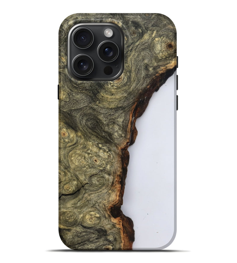 iPhone 16 Pro Max Wood Live Edge Phone Case - Ryann (Clear, 799716)
