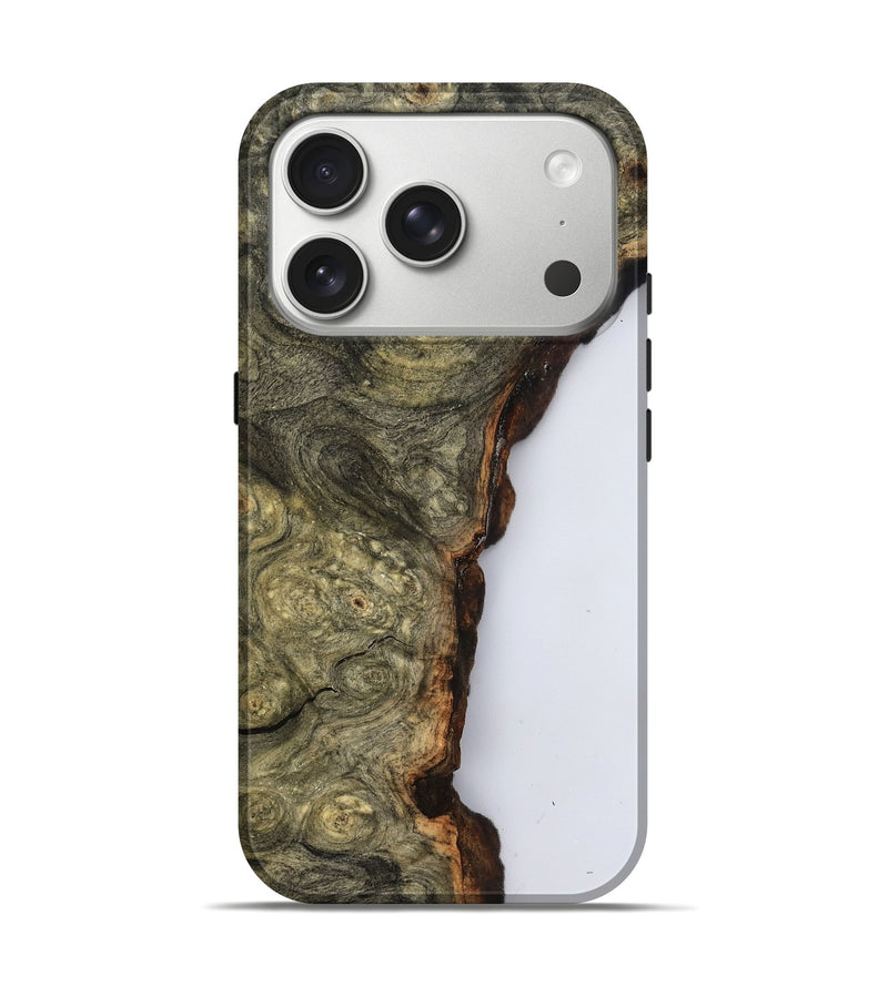 iPhone 17 Pro Wood Live Edge Phone Case - Ryann (Clear, 799716)