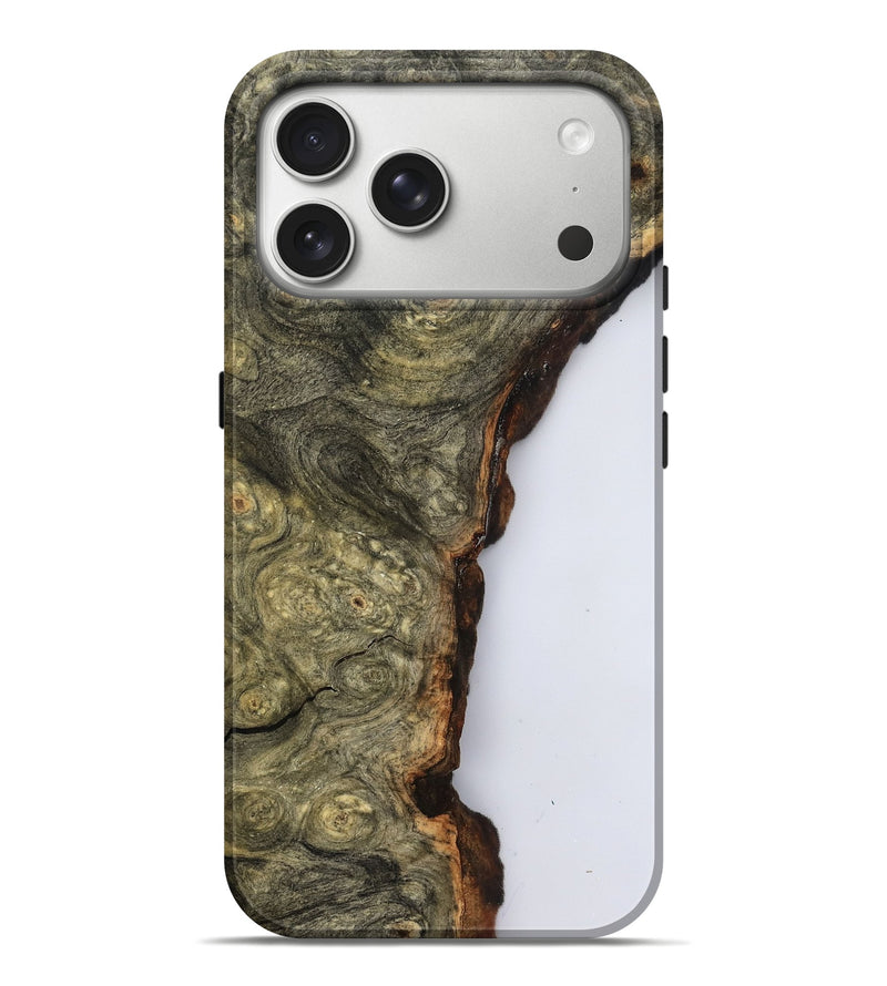 iPhone 17 Pro Max Wood Live Edge Phone Case - Ryann (Clear, 799716)