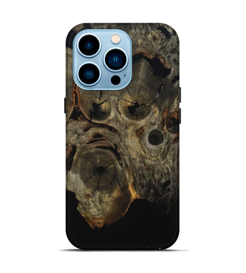 iPhone 14 Pro Wood Live Edge Phone Case - Wayne (Wood Burl, 799718)