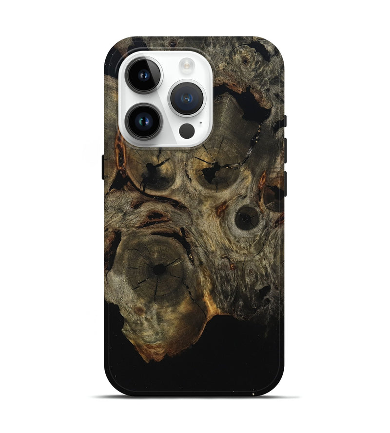iPhone 15 Pro Wood Live Edge Phone Case - Wayne (Wood Burl, 799718)