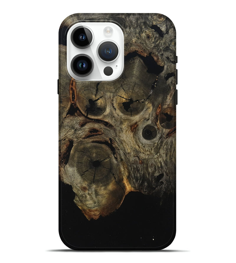 iPhone 15 Pro Max Wood Live Edge Phone Case - Wayne (Wood Burl, 799718)