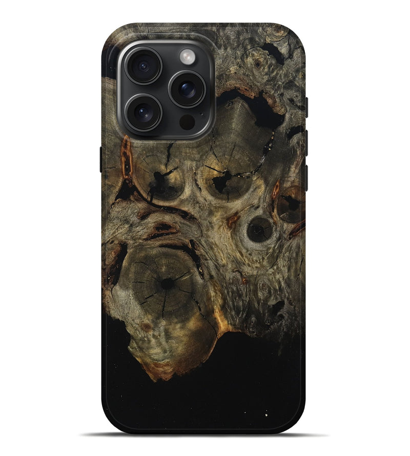 iPhone 16 Pro Max Wood Live Edge Phone Case - Wayne (Wood Burl, 799718)