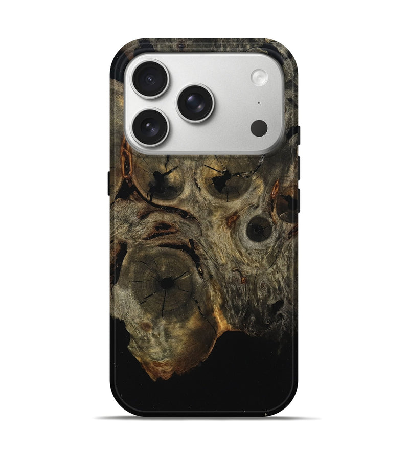 iPhone 17 Pro Wood Live Edge Phone Case - Wayne (Wood Burl, 799718)