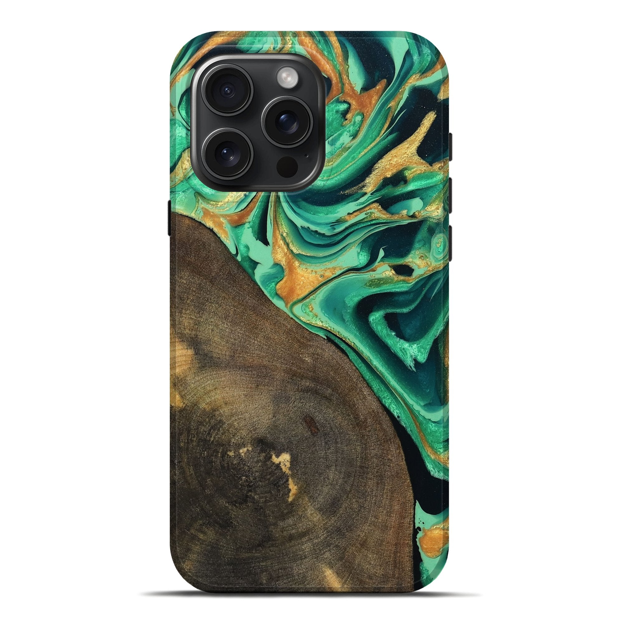 iPhone 16 Pro Max Live Edge Wood Phone Cases by Carved