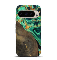 Pixel 10 Wood Live Edge Phone Case - Kaila (Green, 799719)