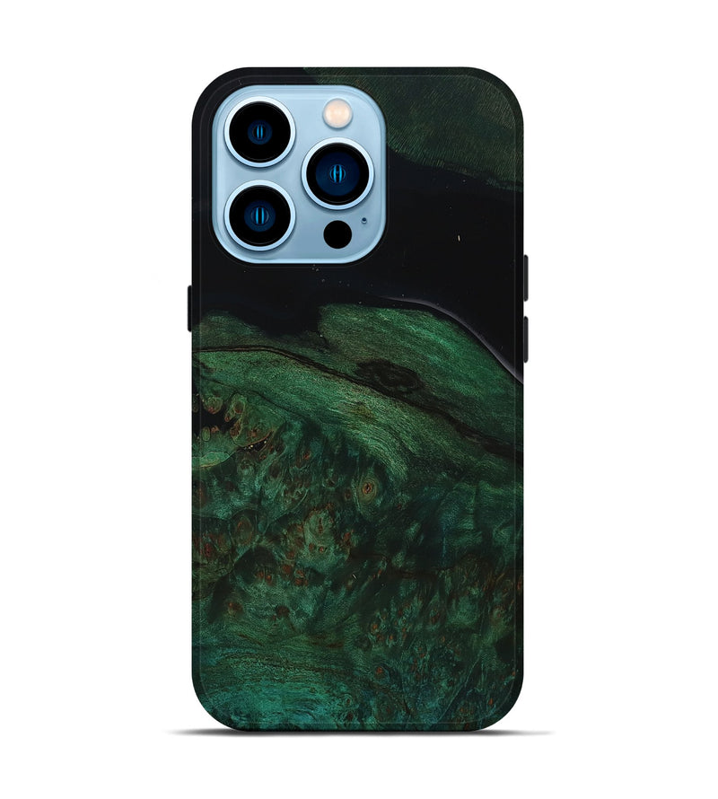 iPhone 14 Pro Wood Live Edge Phone Case - Candida (Wood Burl, 799723)