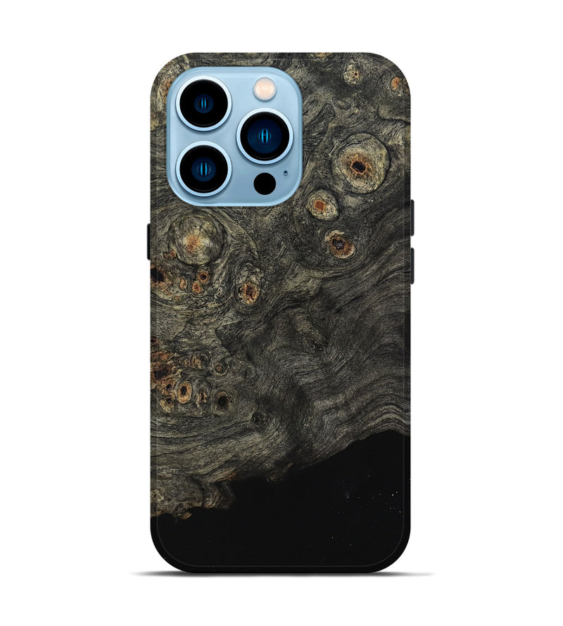 iPhone 14 Pro Wood Live Edge Phone Case - Gaven (Wood Burl, 799724)