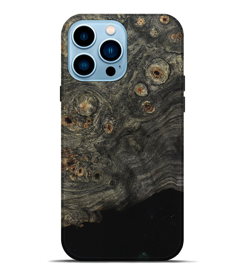 iPhone 14 Pro Max Wood Live Edge Phone Case - Gaven (Wood Burl, 799724)