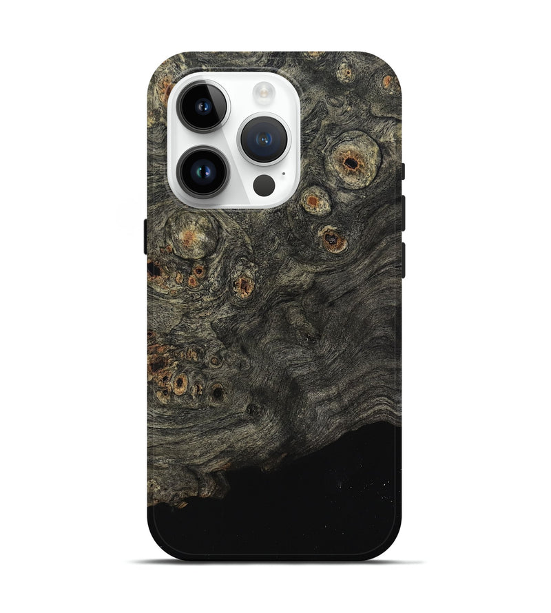 iPhone 15 Pro Wood Live Edge Phone Case - Gaven (Wood Burl, 799724)