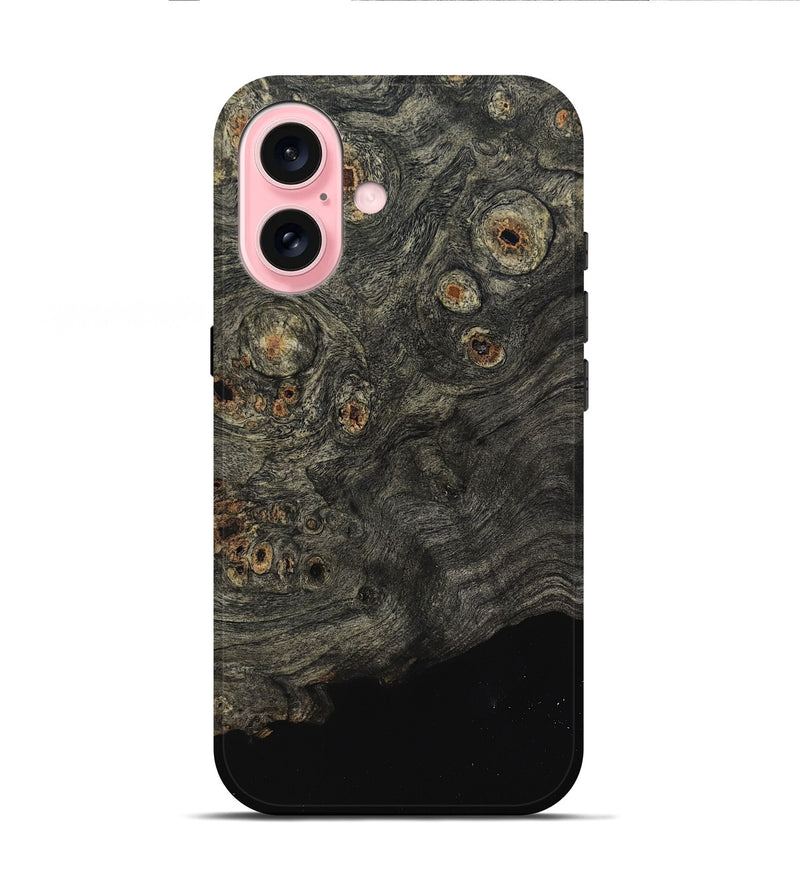 iPhone 16 Wood Live Edge Phone Case - Gaven (Wood Burl, 799724)