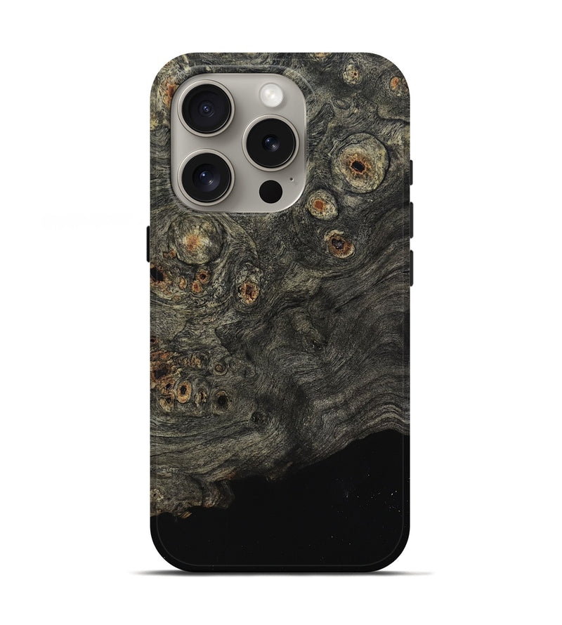 iPhone 16 Pro Wood Live Edge Phone Case - Gaven (Wood Burl, 799724)