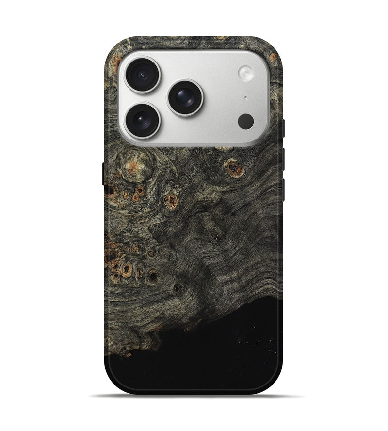 iPhone 17 Pro Wood Live Edge Phone Case - Gaven (Wood Burl, 799724)