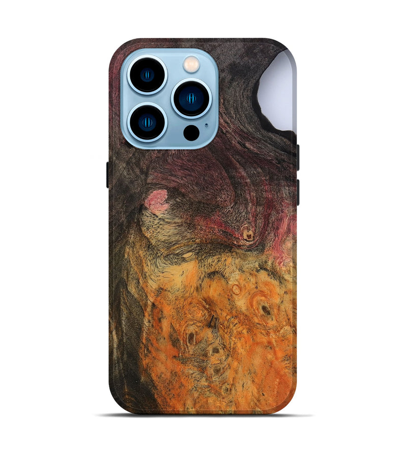 iPhone 14 Pro Wood Live Edge Phone Case - Carolee (Wood Burl, 799725)