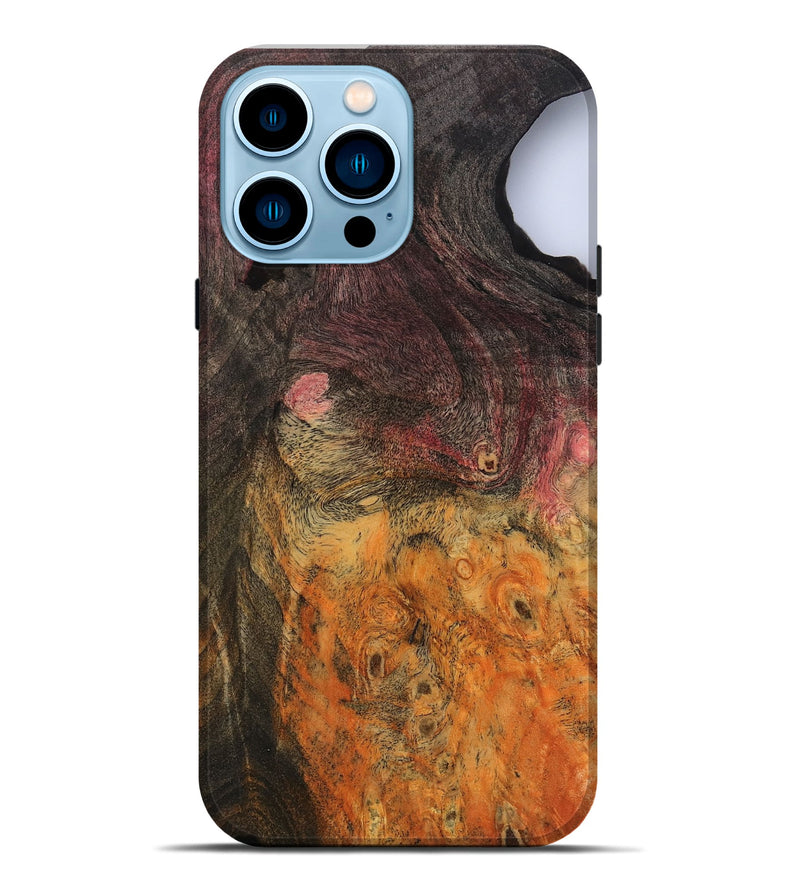 iPhone 14 Pro Max Wood Live Edge Phone Case - Carolee (Wood Burl, 799725)