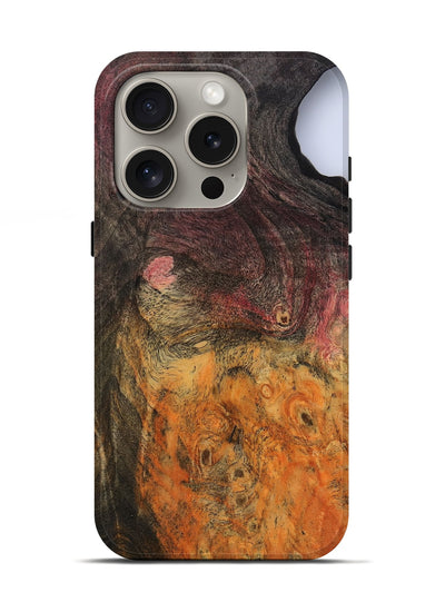 iPhone 16 Pro Wood Live Edge Phone Case - Carolee (Wood Burl, 799725)