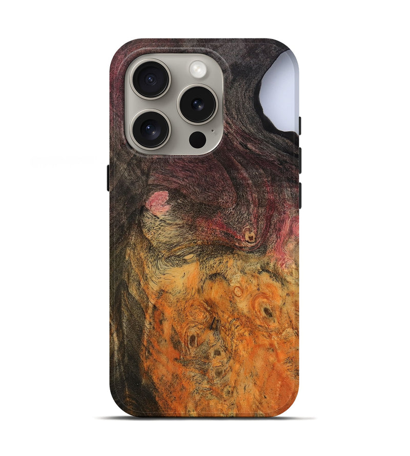 iPhone 16 Pro Wood Live Edge Phone Case - Carolee (Wood Burl, 799725)