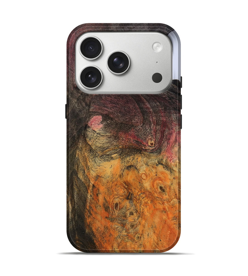 iPhone 17 Pro Wood Live Edge Phone Case - Carolee (Wood Burl, 799725)