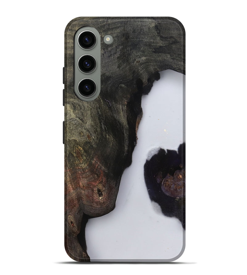 Galaxy S23 Plus Wood Live Edge Phone Case - Curtis (Clear, 799726)