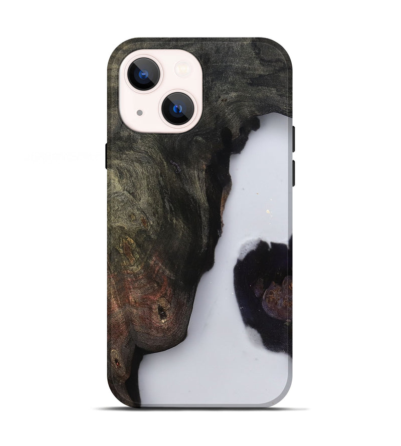 iPhone 13 Wood Live Edge Phone Case - Curtis (Clear, 799726)