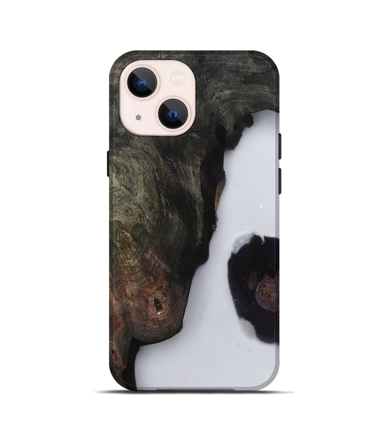 iPhone 13 mini Wood Live Edge Phone Case - Curtis (Clear, 799726)