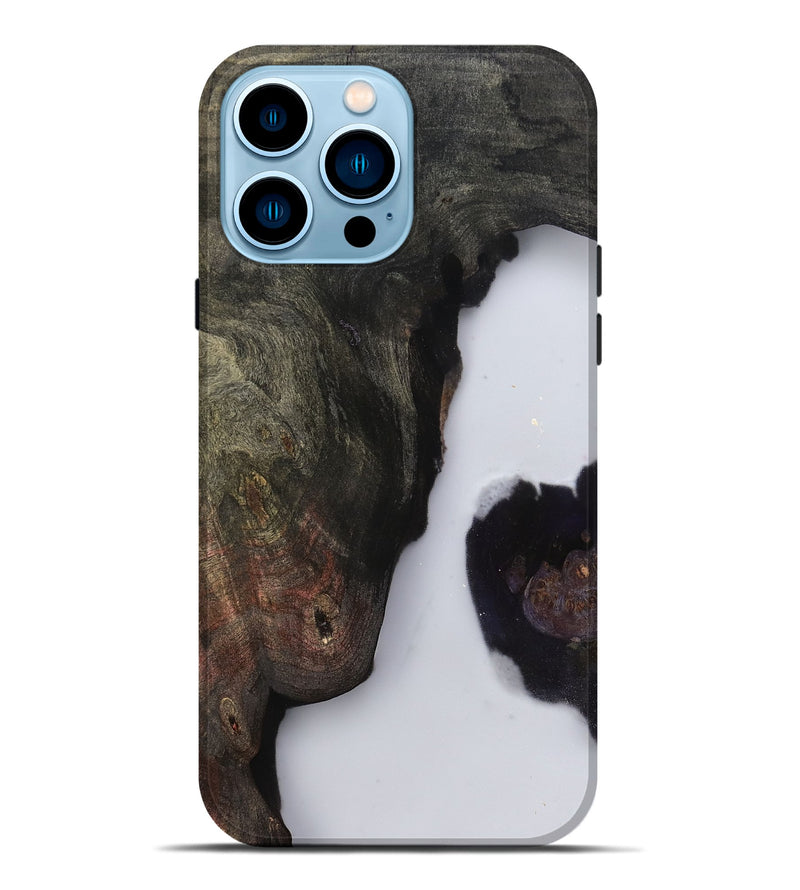 iPhone 14 Pro Max Wood Live Edge Phone Case - Curtis (Clear, 799726)