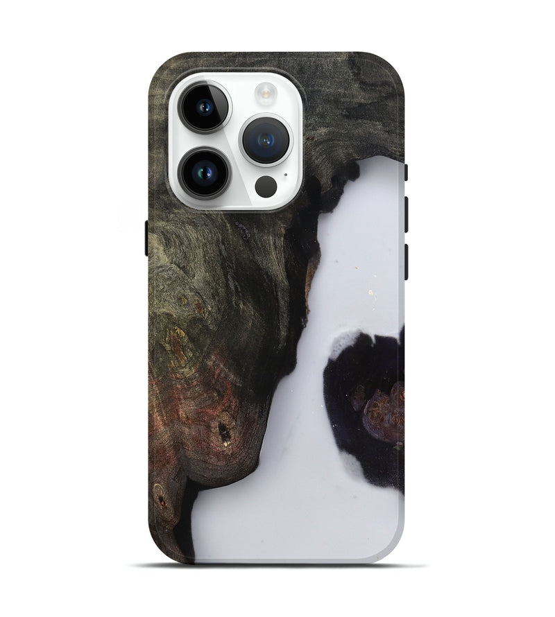 iPhone 15 Pro Wood Live Edge Phone Case - Curtis (Clear, 799726)