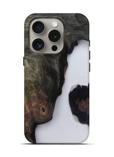 iPhone 16 Pro Wood Live Edge Phone Case - Curtis (Clear, 799726)