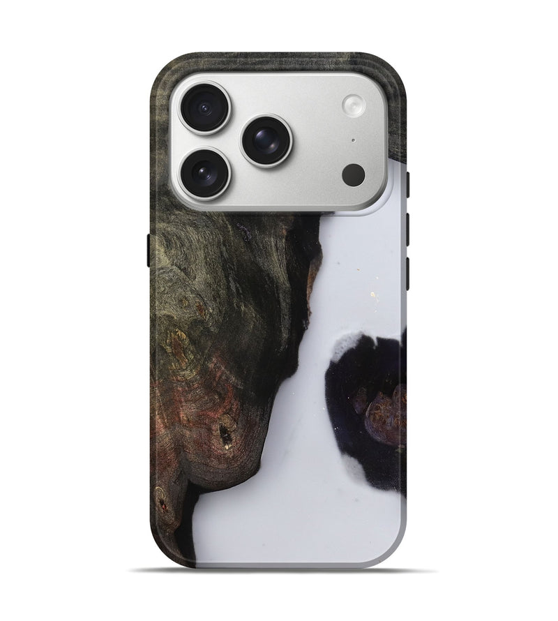 iPhone 17 Pro Wood Live Edge Phone Case - Curtis (Clear, 799726)