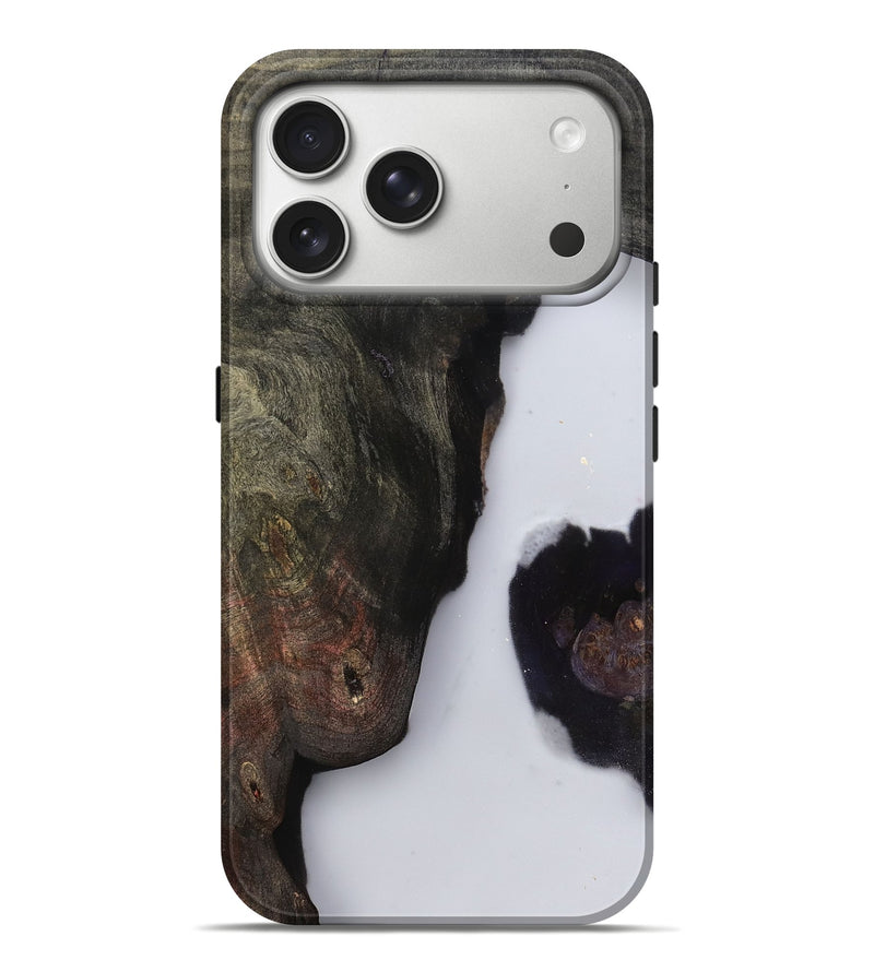 iPhone 17 Pro Max Wood Live Edge Phone Case - Curtis (Clear, 799726)