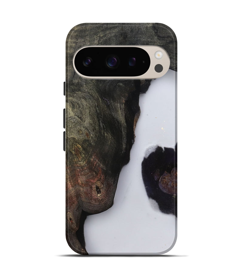 Pixel 9 Pro Wood Live Edge Phone Case - Curtis (Clear, 799726)