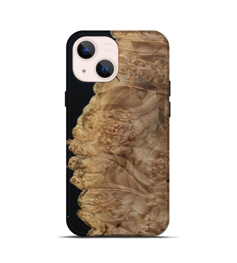 iPhone 13 mini Wood Live Edge Phone Case - Deirdre (Wood Burl, 799727)