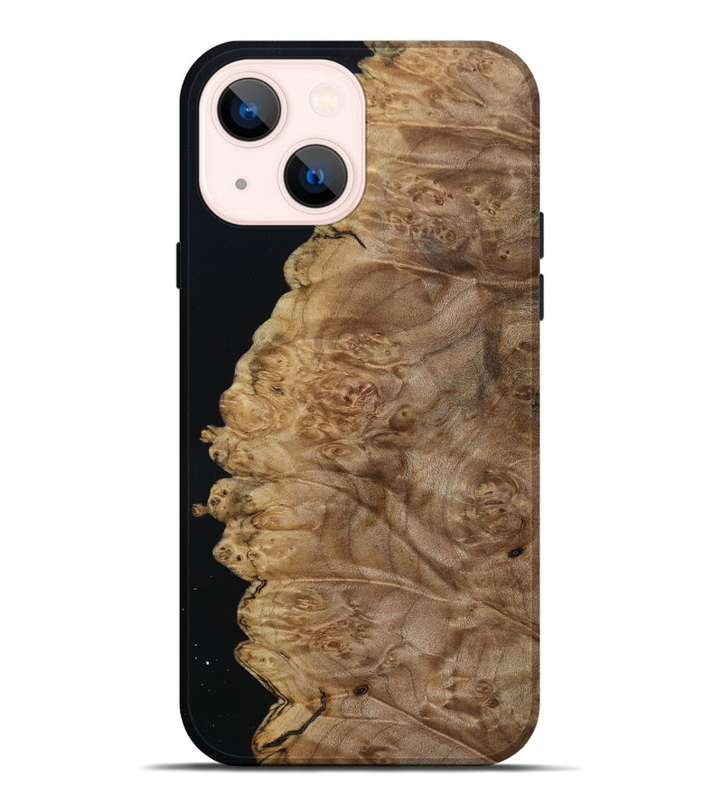 iPhone 14 Plus Wood Live Edge Phone Case - Deirdre (Wood Burl, 799727)