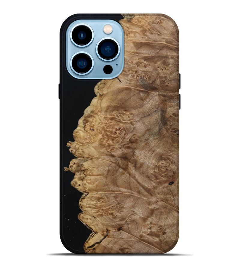 iPhone 14 Pro Max Wood Live Edge Phone Case - Deirdre (Wood Burl, 799727)