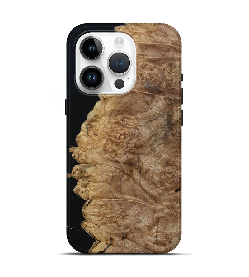 iPhone 15 Pro Wood Live Edge Phone Case - Deirdre (Wood Burl, 799727)