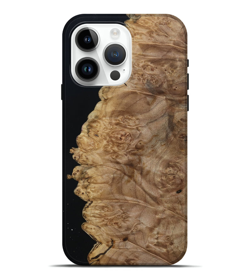 iPhone 15 Pro Max Wood Live Edge Phone Case - Deirdre (Wood Burl, 799727)