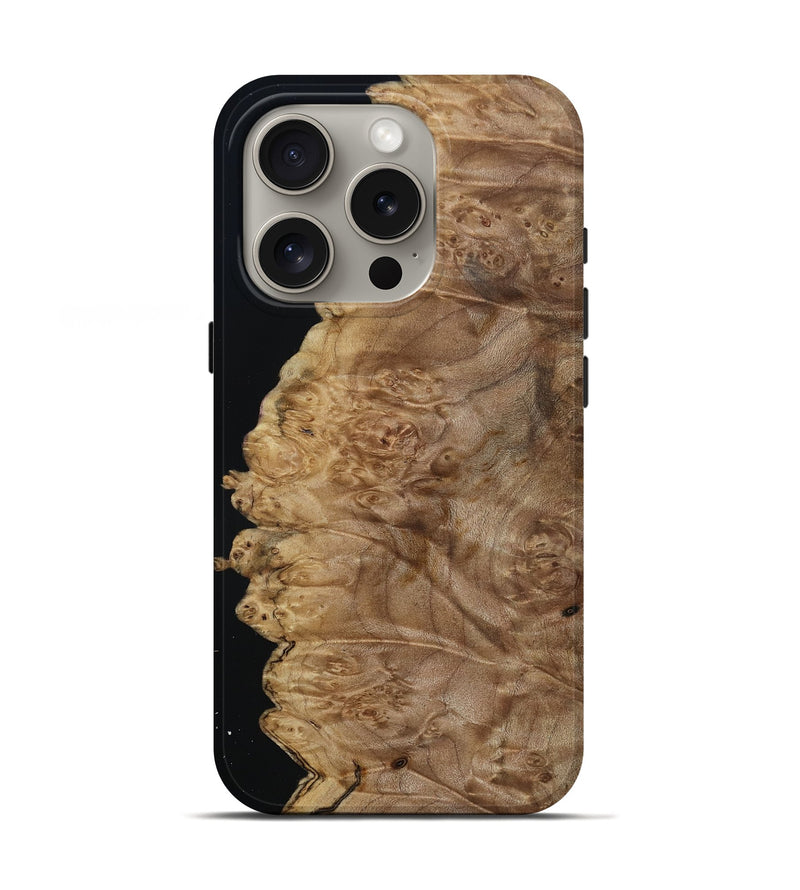 iPhone 16 Pro Wood Live Edge Phone Case - Deirdre (Wood Burl, 799727)