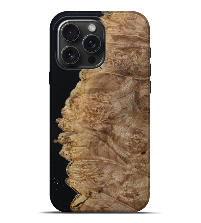 iPhone 16 Pro Max Wood Live Edge Phone Case - Deirdre (Wood Burl, 799727)