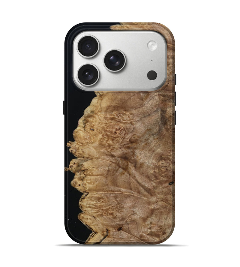 iPhone 17 Pro Wood Live Edge Phone Case - Deirdre (Wood Burl, 799727)