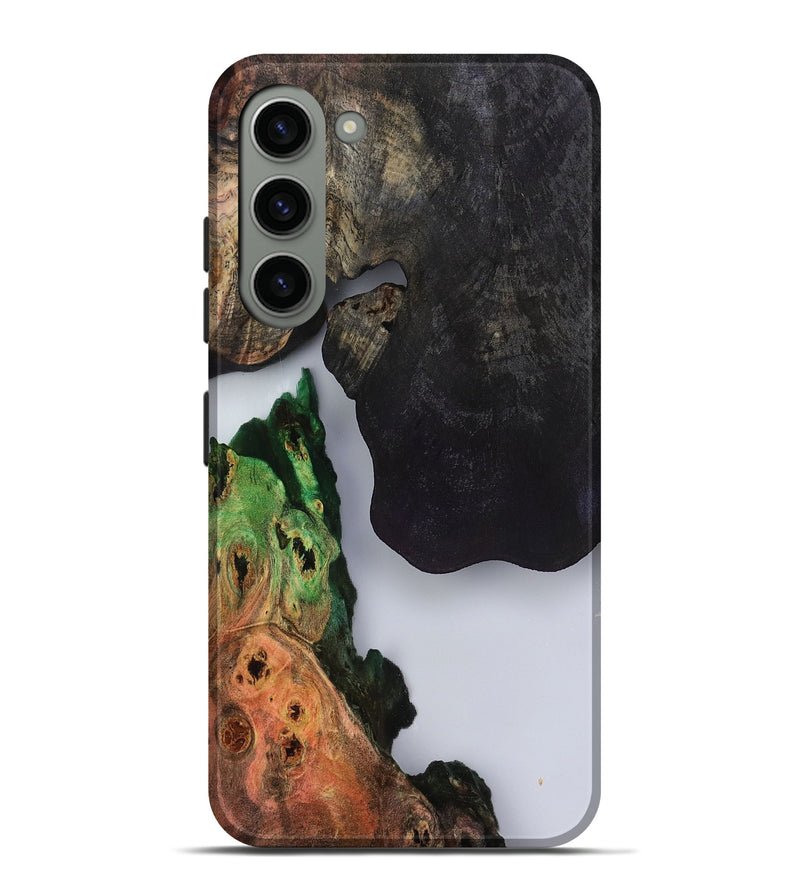 Galaxy S23 Plus Wood Live Edge Phone Case - Holly (Clear, 799728)