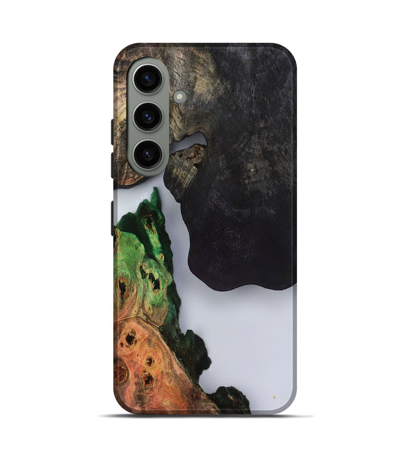 Galaxy S24 Wood Live Edge Phone Case - Holly (Clear, 799728)