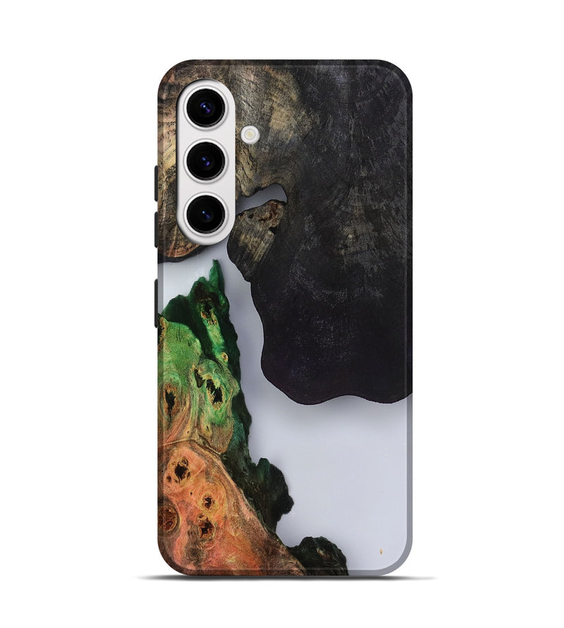 Galaxy S25 Wood Live Edge Phone Case - Holly (Clear, 799728)