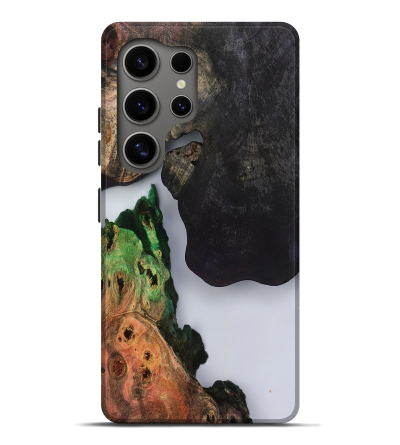 Galaxy S25 Ultra Wood Live Edge Phone Case - Holly (Clear, 799728)