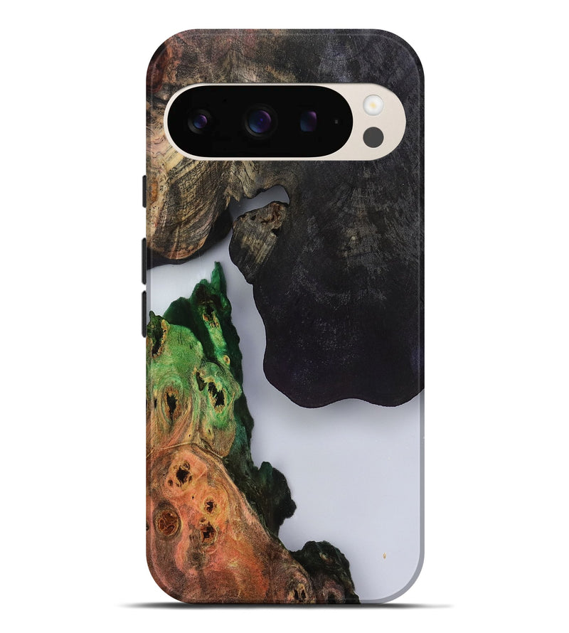 Pixel 9 Pro XL Wood Live Edge Phone Case - Holly (Clear, 799728)