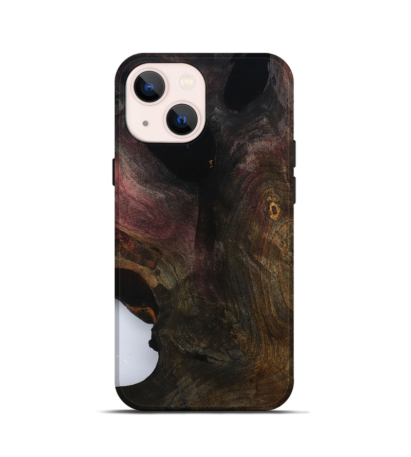 iPhone 13 mini Wood Live Edge Phone Case - Kami (Wood Burl, 799729)
