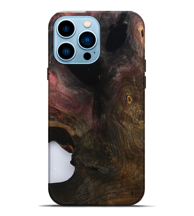 iPhone 14 Pro Max Wood Live Edge Phone Case - Kami (Wood Burl, 799729)