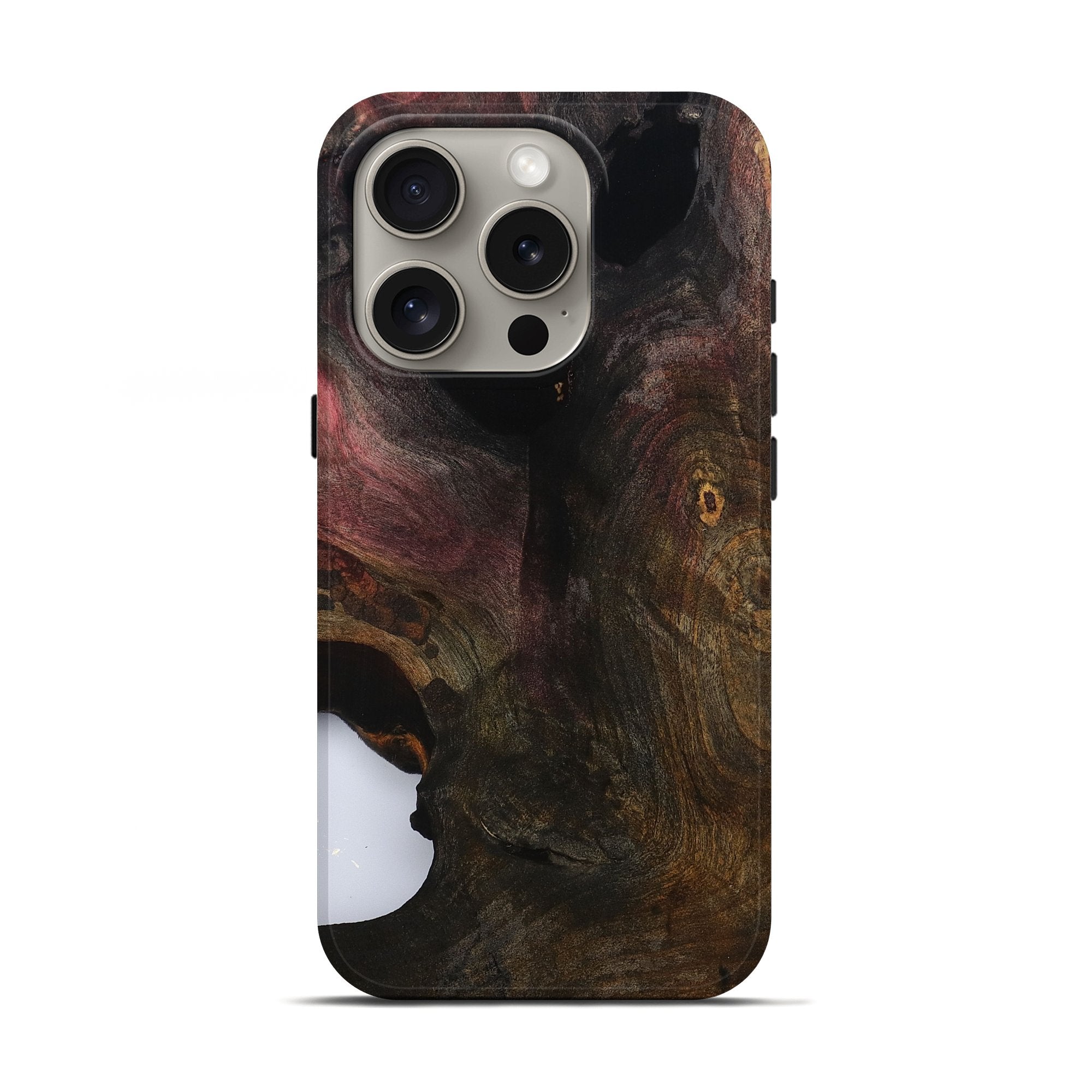 Carved iPhone 16 Pro Max スタビライズドウッド ケース iPhone 16 Pro Live Edge Wood Phone Cases by Carved