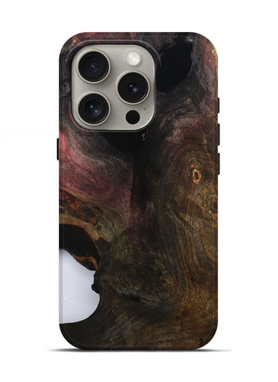 iPhone 16 Pro Wood Live Edge Phone Case - Kami (Wood Burl, 799729)